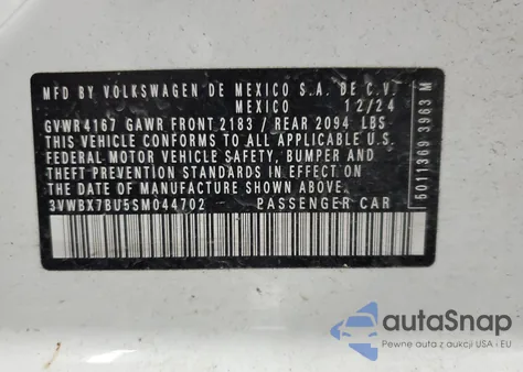 3VWBX7BU5SM044702